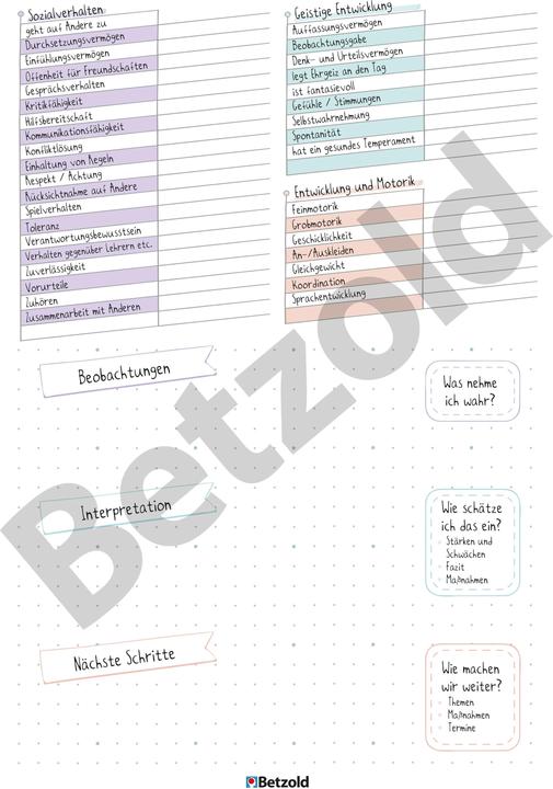 Produktbild Betzold Schüler-Beobachtungsblock DIN A4, 80 Blatt (A4)