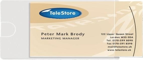Actual product image Business card pockets 60x95mm (60 x 95 mm)
