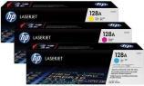 Actual product image HP 128a (C, M, Y)