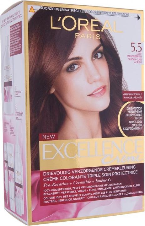 5.5 Hell Mahagoni Braun