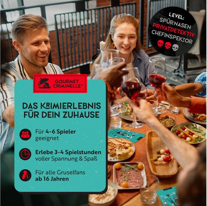 Produktbild Gourmet Criminelle Korkenknall mit Todesfall - Krimidinner (Deutsch)