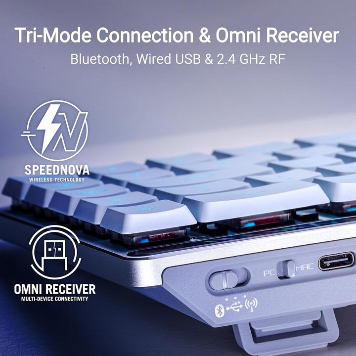 Produktbild ASUS M603 Keyboard Falchion Rx Lp/Rlrd/Us (US, Kabelgebunden, Kabellos)