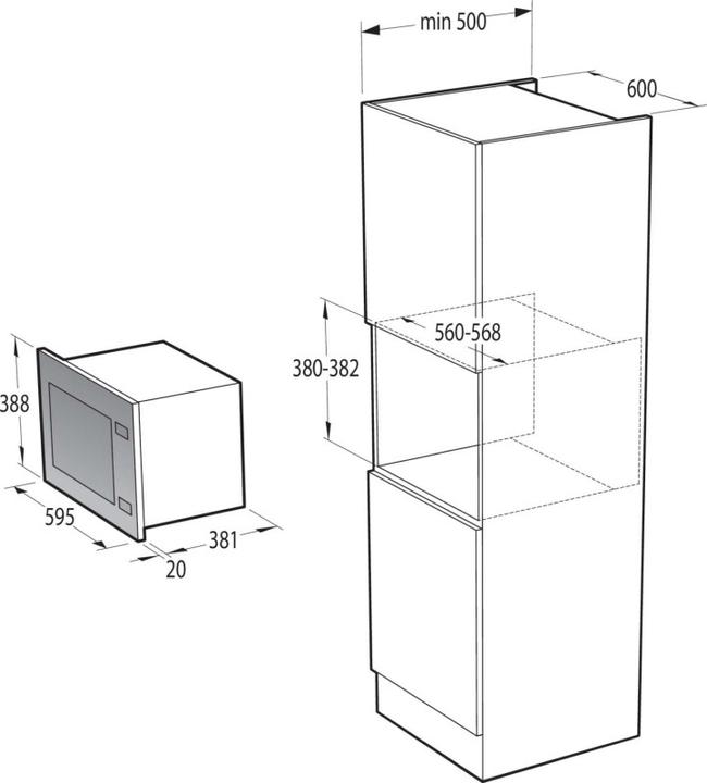 Produktbild Gorenje BM251SG2BG