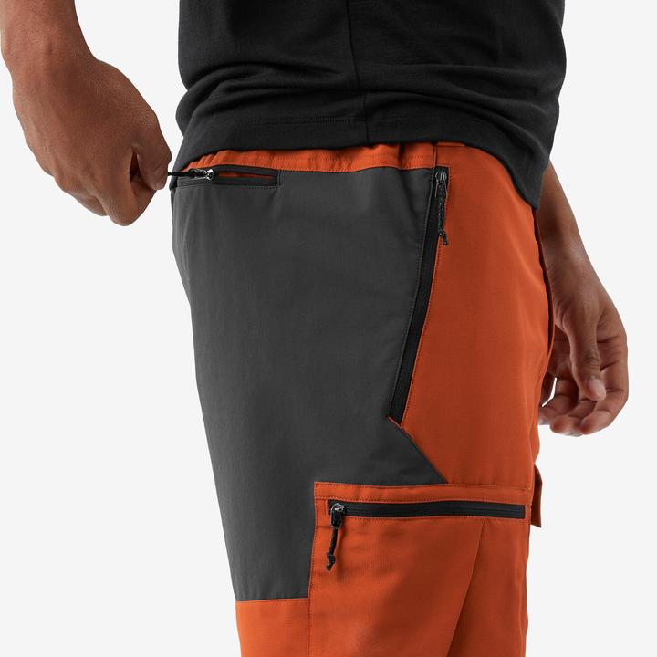 Actual product image Forclaz Trekkingshorts Herren robust - MT500 orange (44)