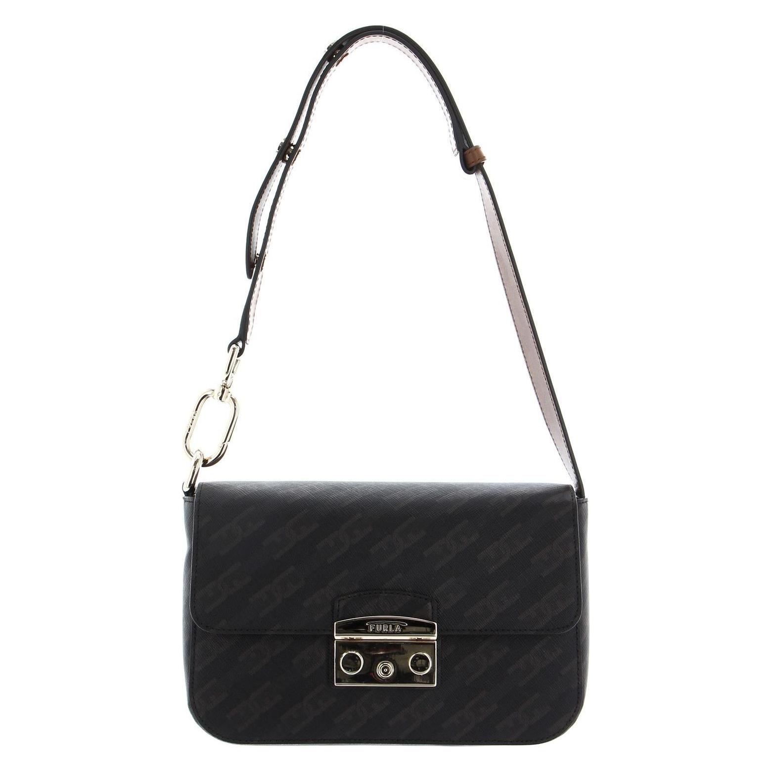 Furla, Damen, Handtasche, Metropolis Shoulder Bag, Braun