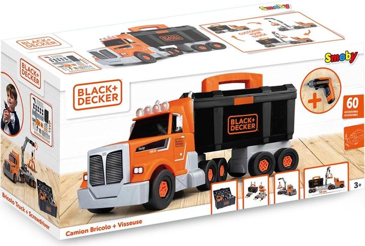 Produktbild Smoby Black+Decker Truck mit Werkzeugbox