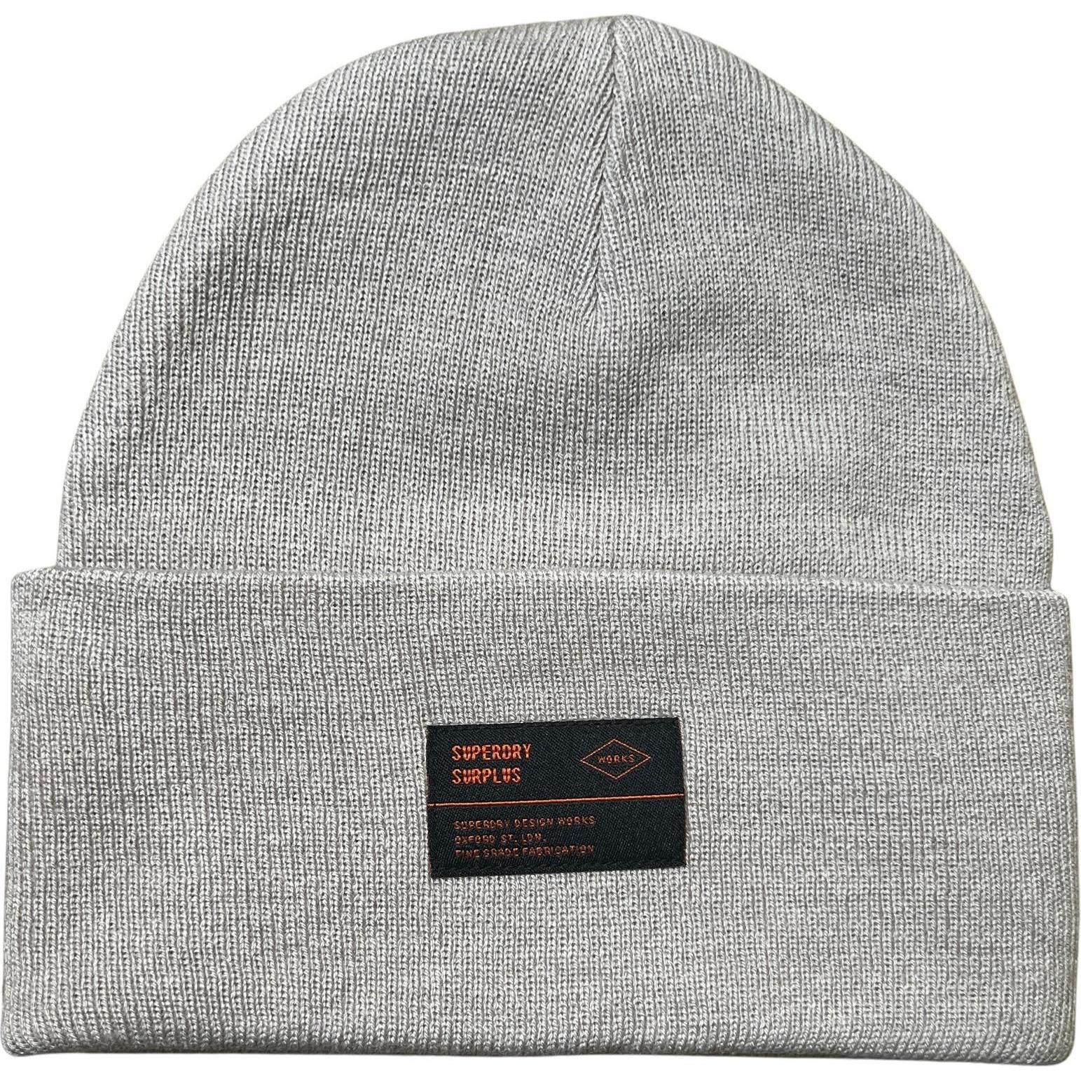 Superdry, Herren, Mütze, strickmütze kind surplus, Grau
