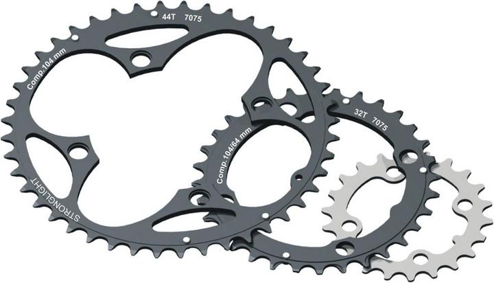 Actual product image Stronglight MTB 104/64 type X chainring center (32)