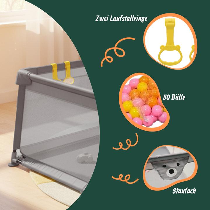 Actual product image Relaxdays Playpen (150 cm, 180 cm)