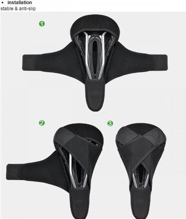 Actual product image Rockbros Bicycle Saddle Cover LF047-B