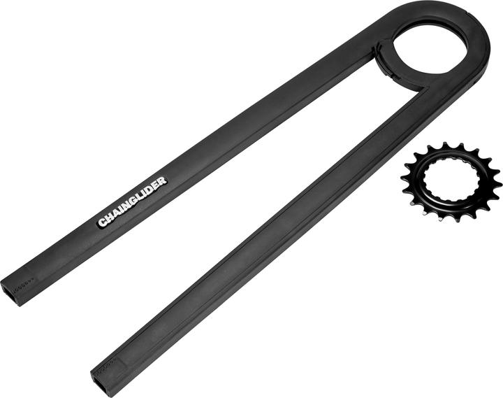 Actual product image Hebie Chainglider Front Bosch chain guard 18 teeth