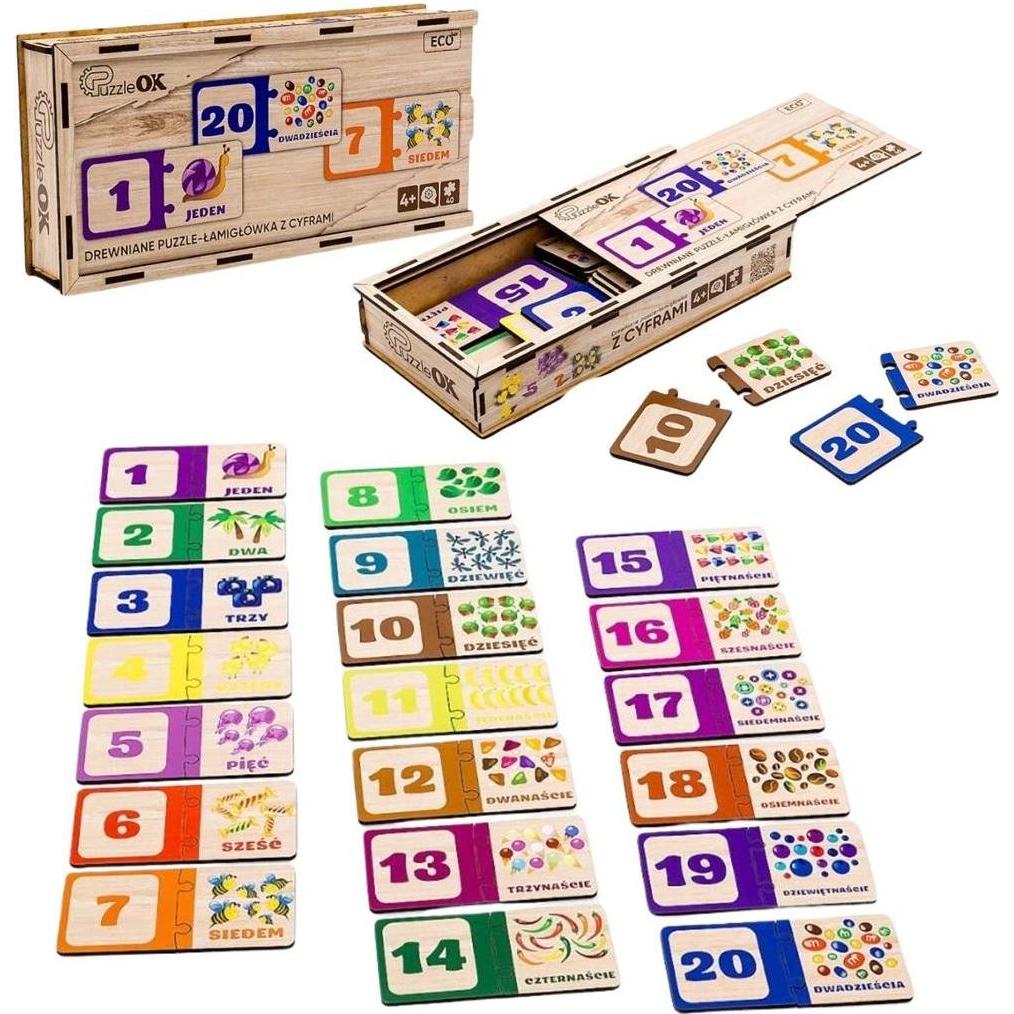 Teka Holzpuzzle - Zahlen (47993808)