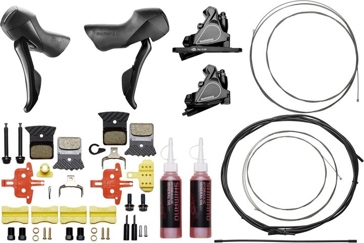 Produktbild Shimano Road ST-RS405/BR-RS405 Scheibenbremsen-Set (Vorne + Hinten, Bremsset, 2)