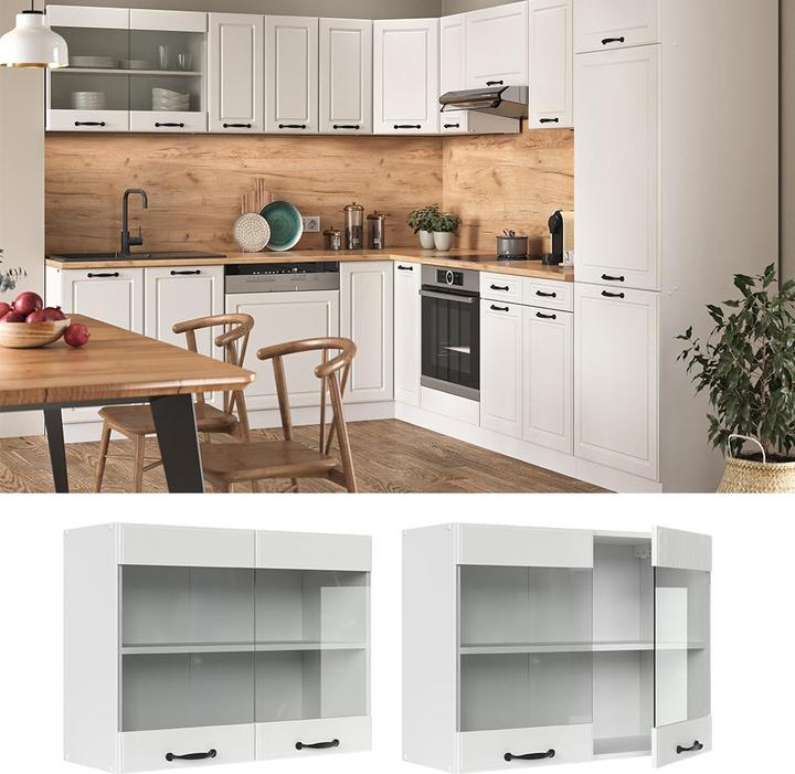 Actual product image Vicco Küchenglasschrank R-Line (80 x 31 x 60 cm)