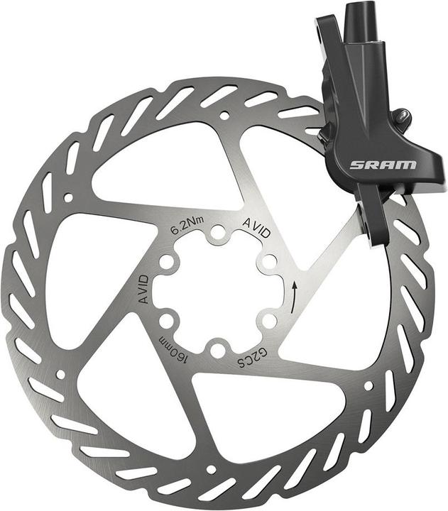 Produktbild Sram Level Scheibenbremse Vorderrad inkl. 160mm Bremsscheibe (Vorderradbremse, Bremsset, 2)