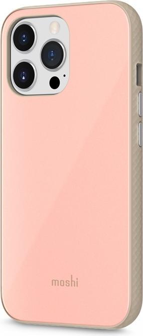 Immagine prodotto Moshi Custodia iGlaze Slim Hardshell - Custodia per iPhone 13 Pro (sistema SnapTo) (Rosa Dalia) (Apple iPhone 13 Pro)
