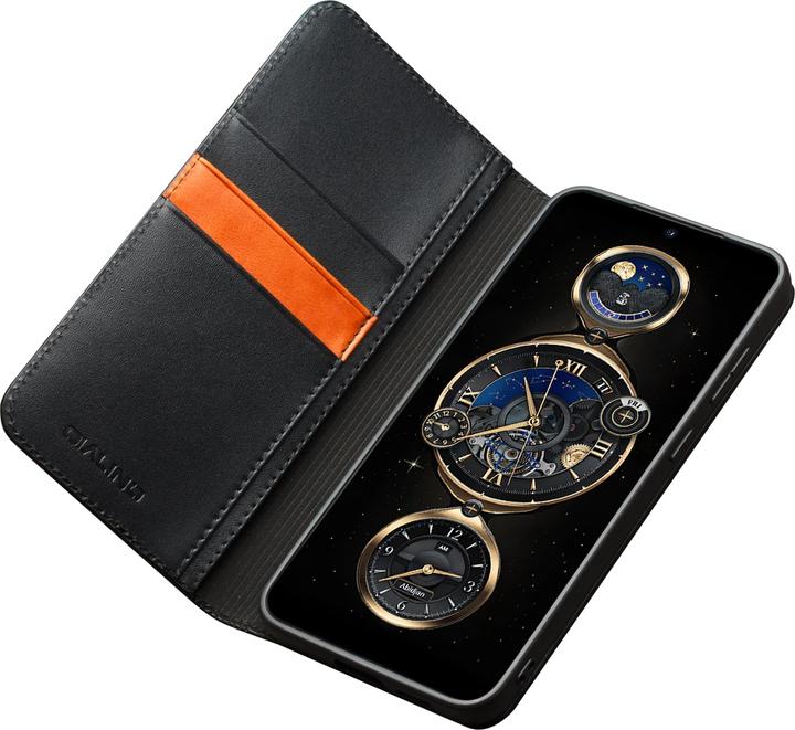 Actual product image QiAlino Hülle Flip Matt Wallet (Samsung Galaxy S25+)