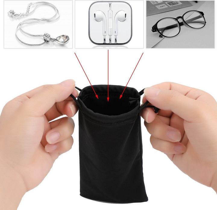 Produktbild Only-Bags.Store Mikrofaser Brillenetuis Sonnenbrillentaschen 6 Stück, Slip in Brillen Sonnenbrillentaschen