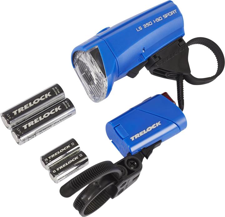 Actual product image Trelock LS350 I-go Sport + LS710 Reego lighting set
