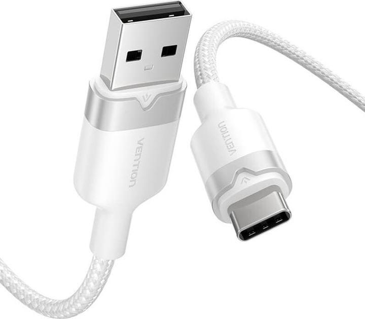 Actual product image Vention USB 2.0 A to USB-C 3A cable CTNWH 2M (white) (2 m, USB 2.0, 60 W)