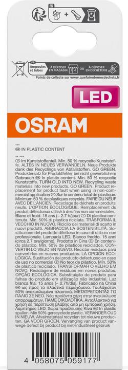 Produktbild Osram Led Star Stick (E27, 8 W, 806 lm, 1 x, F)