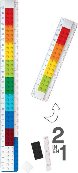 Actual product image LEGO Ruler with Minifigure (18.30 cm)