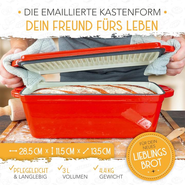 Produktbild Krustenzauber Brotbackform mit Gärkorb
