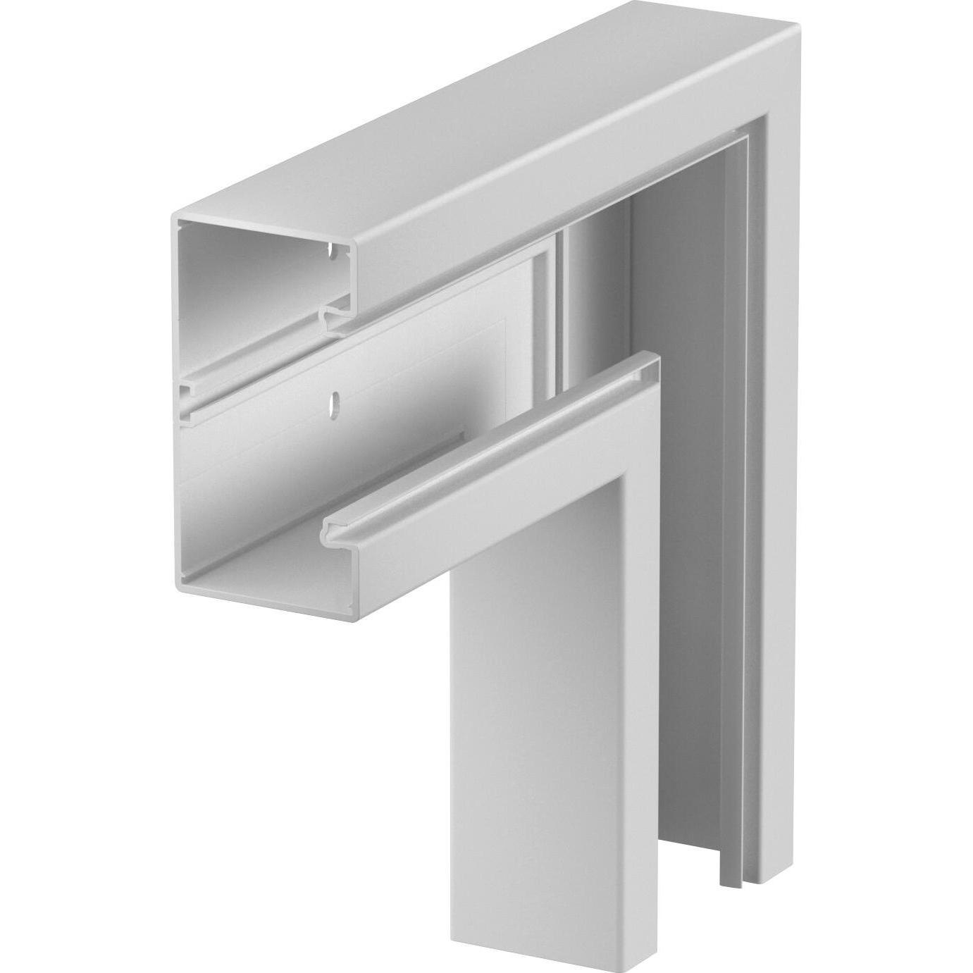 OBO Bettermann, Leitungsführung, OBO GK-F70130LGR Flachwinkel 70x130mm PVC lichtgrau RAL7035 (7 cm)