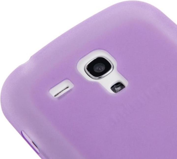 Produktbild König Design Schutzhülle Case Ultra Dünn 0,3mm für Handy Samsung Galaxy Trend Duos / S7562 Lila / Violett Transpa (Samsung Galaxy Trend Duos)