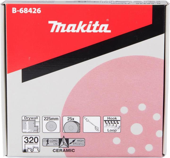 Produktbild Makita Schleifpap. Kl. 225mm K320 für DSL800 (320)