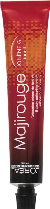 Actual product image L'Oréal Professionnel L'Oréal Majirel 6,66 Dunkelblond Tiefes Rot 60 ml (6.66 Dark blonde Deep red)