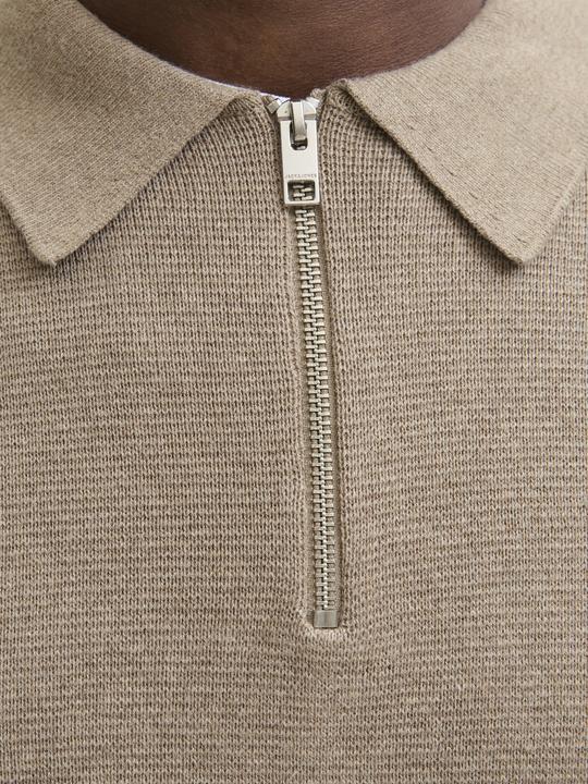 Actual product image Jack & Jones Jprblamilano Stitch Knit Zip Polo Sn (XL)