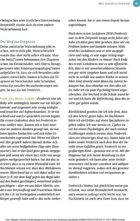 Produktbild Meine Entdeckungsreise durch das Autismus-Spektrum (Kathrin Hippler, Deutsch)