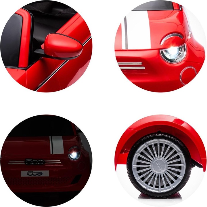 Produktbild Chipolino Kinder Elektroauto Fiat 500 (12 V)
