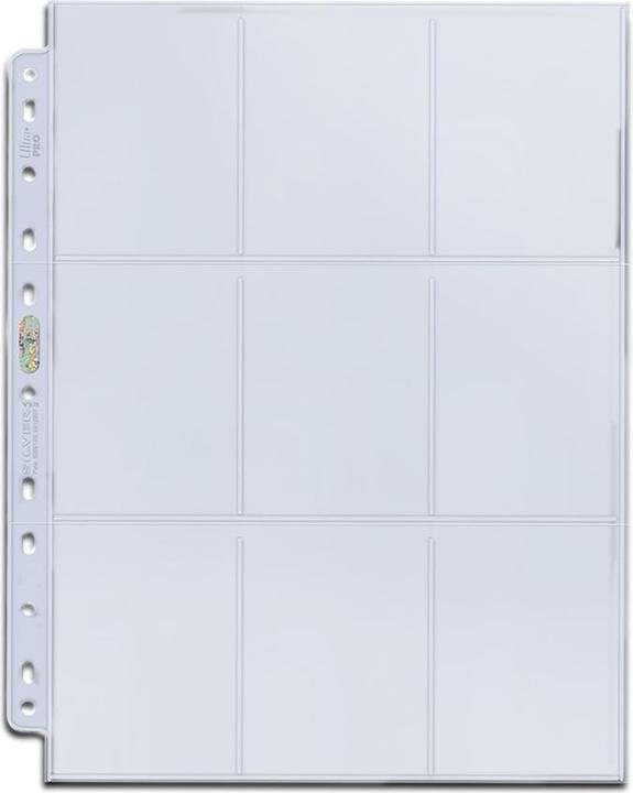 Actual product image Ultra Pro Folder pages 9 Pocket Pages
