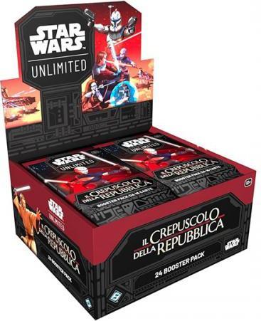 GED Star Wars Box 24 Buste Crepuscolo della Repubblica Booster (Italian, Booster Pack)