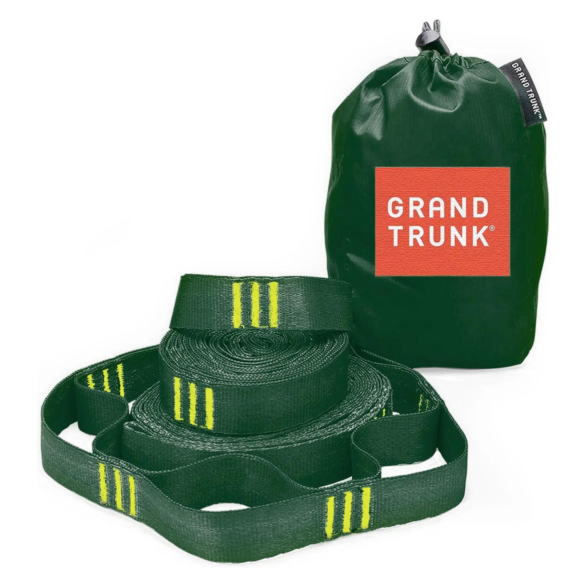Grand Trunk Hammock Suspension Straps (green) (TRNKSTP-FOREST)