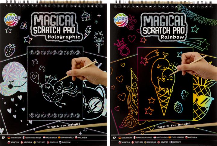 Produktbild Grafix Magic Scratch Block A4 (assortiert - 1 Stück)