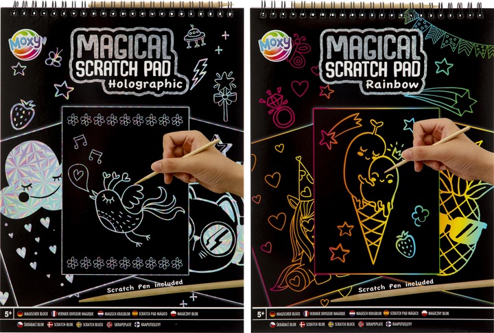 Produktbild Grafix Magic Scratch Block A4