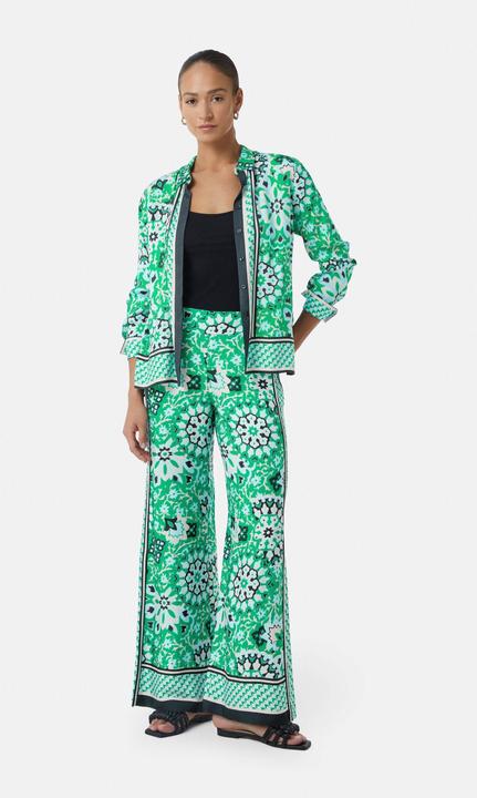 Produktbild Comma Hose Fliessende Schlupfhose mit Wide Leg und All-over-Print (44)