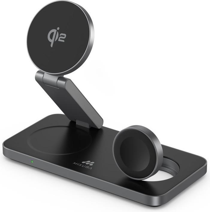 Produktbild Misura MH11 3-in-1 Faltbare Kabellose Ladestation - BLACK (35 W)