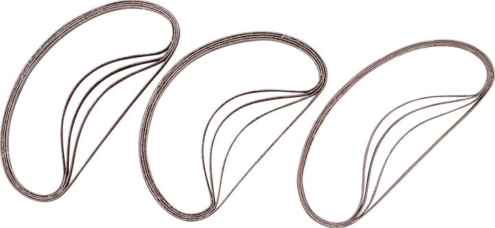 Actual product image BGS Grinding Belt 10 mm x 330 mm 12 pcs. for 8853