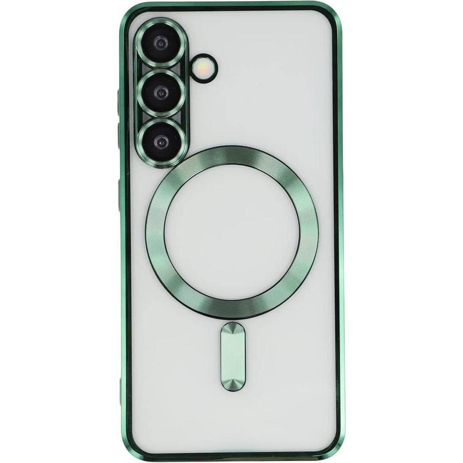 Cover-Discount Galaxy S26 - Handyhülle mit metallischem Design & Kameraschutz (Samsung Galaxy S26), Cover smartphone, Verde