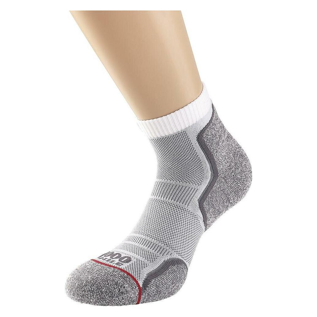 1000 Mile, Damen, Sportsocken, Knöchelsocken Frau (S), Grau, Weiss