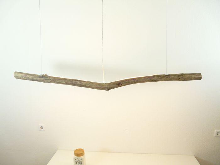 Produktbild Peka-Ideen Treibholz Hängelampe mit Ober- und Unterlicht, 155cm