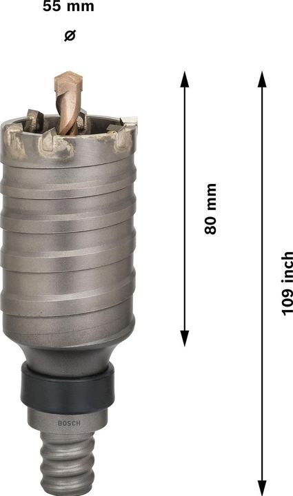 Produktbild Bosch Professional Zubehör PRO SDS max-5 Core Cutter, 55 x 80 x 109 mm (55 mm)