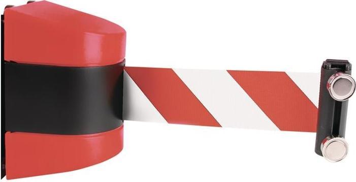 Image du produit Eichner Gurtkassette rot Gurtlänge 4,6 m rot/schwarz beidseitig magnetisch inkl. Fliehkraftbremse