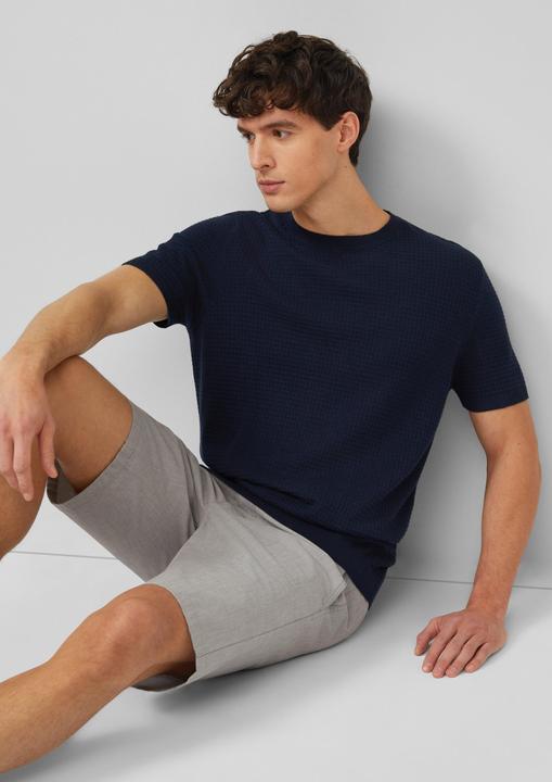 Produktbild s.Oliver Strickpullover aus Baumwoll-Leinen-Mix (S)