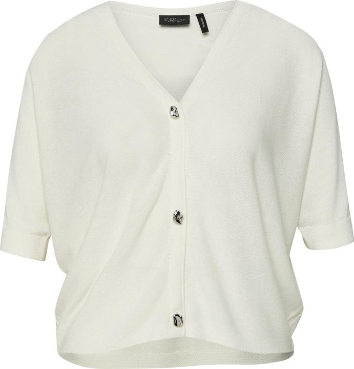 Produktbild s.Oliver Semitransparente Feinstrickjacke mit kurzen Ärmeln (34)