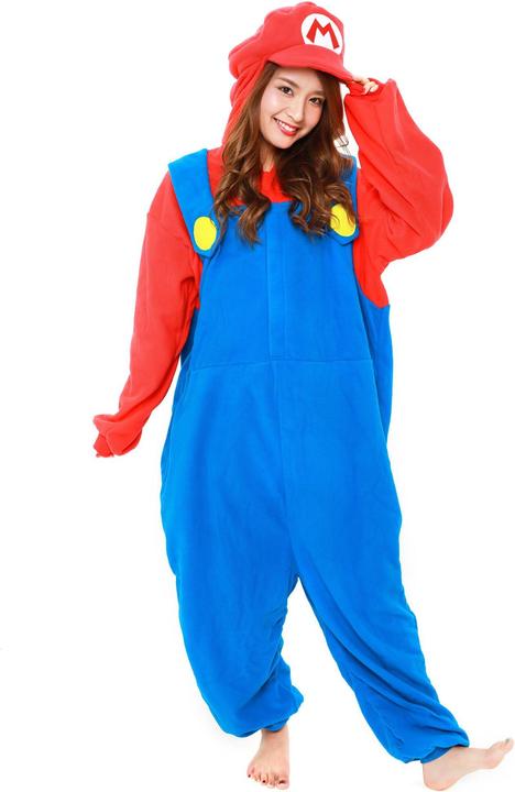 Actual product image Samourai Market Nintendo Kigurumi Mario Adulte (M, L)